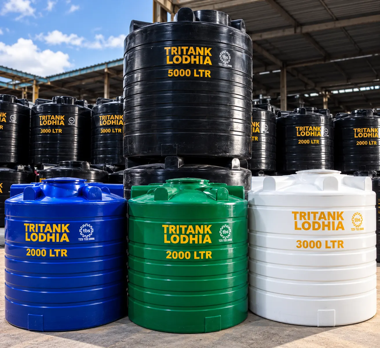 TriTank water storage tanks